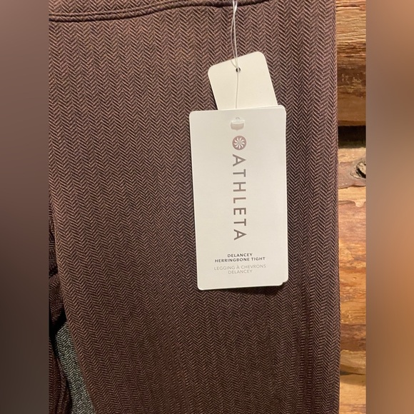 🔥Very Nice! Delancey Herringbone Athleta SP Pants. NWT - Picture 4 of 5